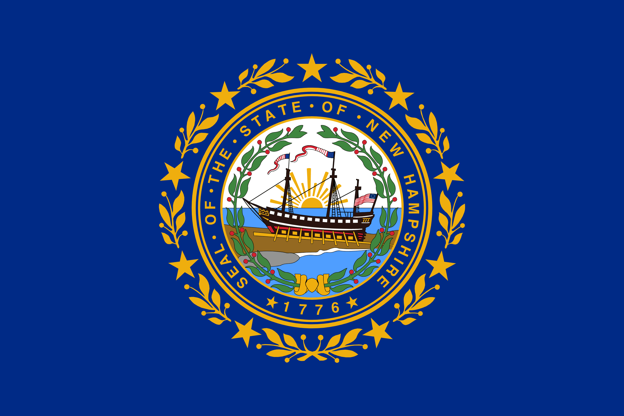 New Hampshire State Flag